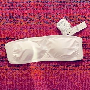 JCrew bandeau bikini top size XXS